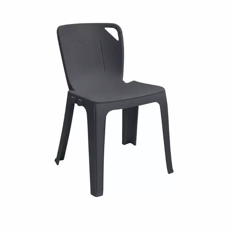Chaise monobloc gris