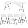 Lot chaises et tables pliantes collectivités