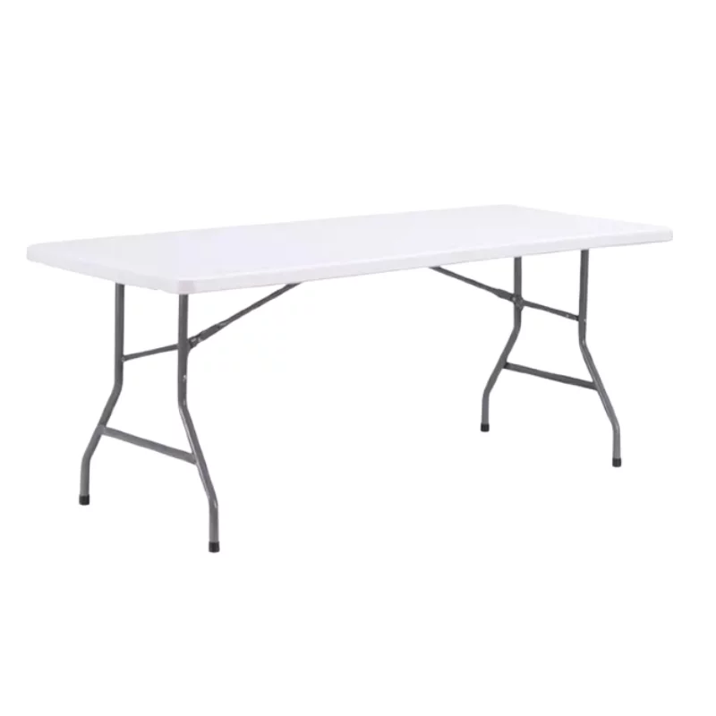 Table pliante blanche en plastique