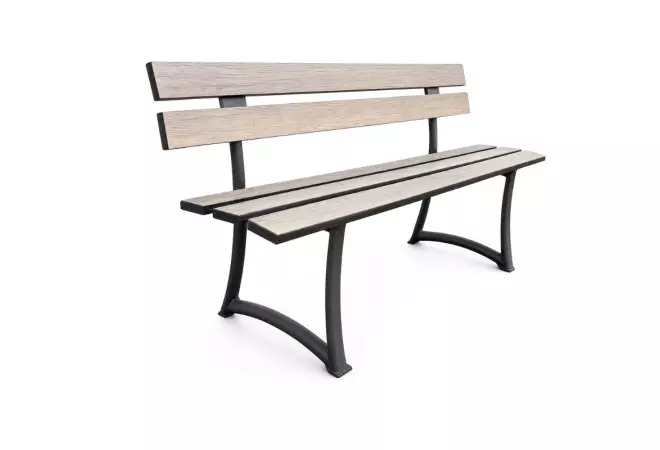 Banc urbain en hpl