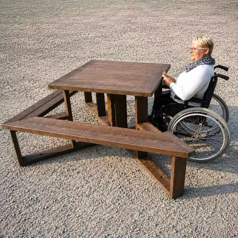 Table de pique nique PMR