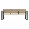 Banc compact HPL senior vue de face