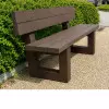 Banc public en plastique recyclé