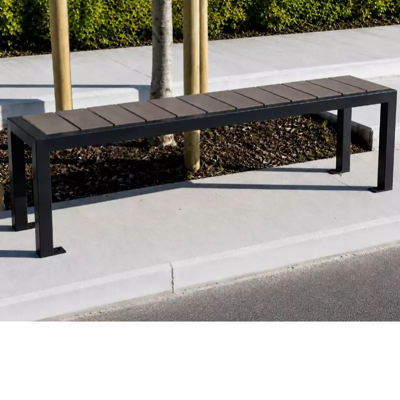 Banquette urbaine plastique recyclé