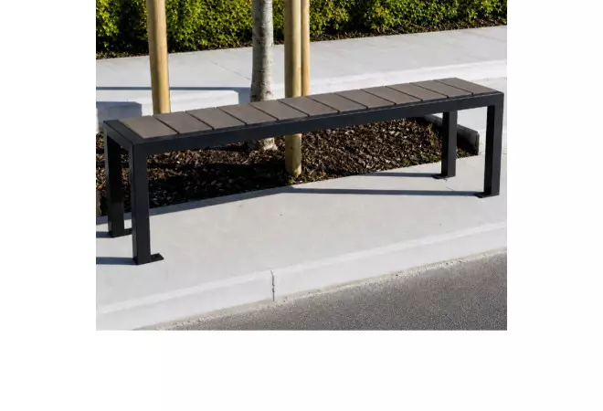 Banquette urbaine plastique recyclé