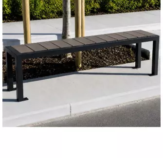 Banquette urbaine plastique recyclé
