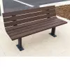 Banc public en plastique recyclé