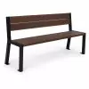 Banc urbain en plastique recyclé