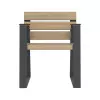 Fauteuil de ville senior avec lames compact HPL vue de face