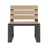 Chaise espace public HPL vue de face