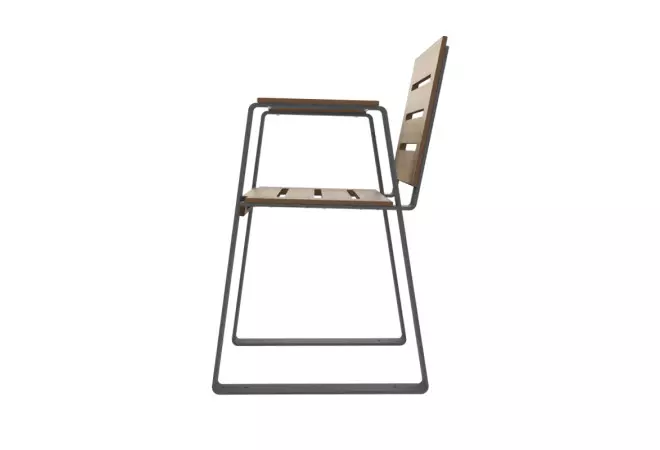 Fauteuil HPL Senior vue de profil
