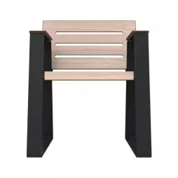 Fauteuil urbain HPL Senior vue de face
