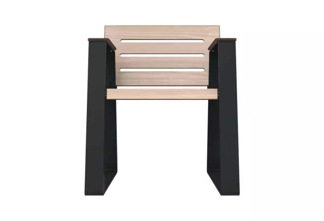 Fauteuil urbain HPL Senior vue de face