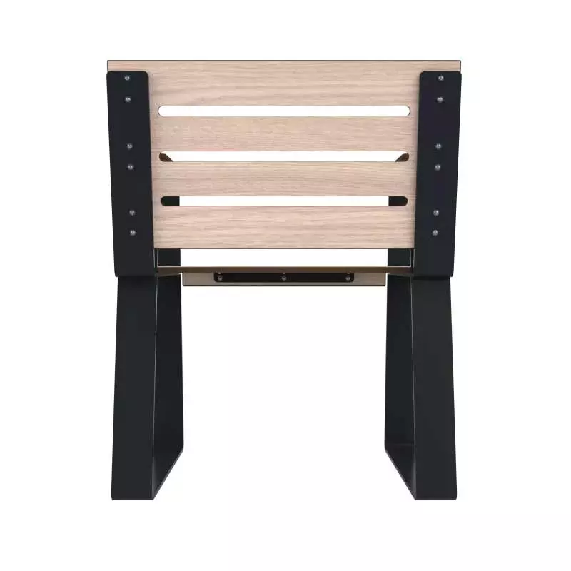 Fauteuil extérieur compact HPL Senior vue de dos