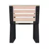 Fauteuil extérieur compact HPL Senior vue de dos
