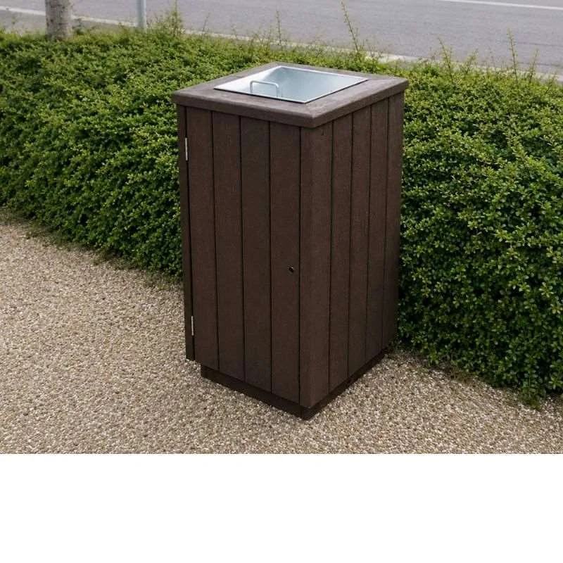 Poubelle en plastique recyclé