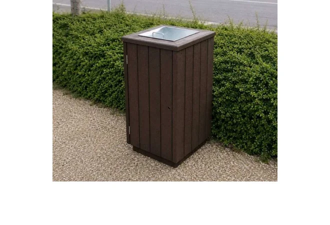 Poubelle en plastique recyclé