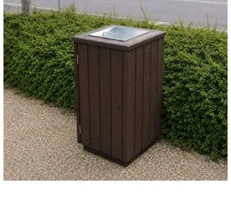 Poubelle en plastique recyclé