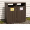 Conteneur pour tri sélectif en plastique recyclé