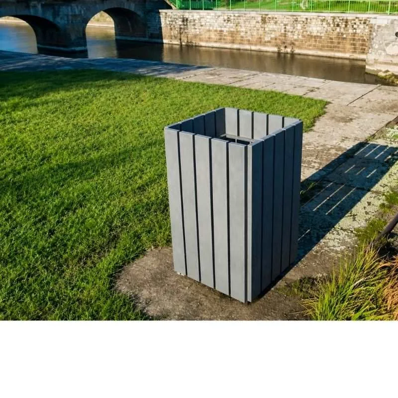 Poubelle pour collectivités en plastique recyclé Poubelle pour collectivités en plastique recyclé