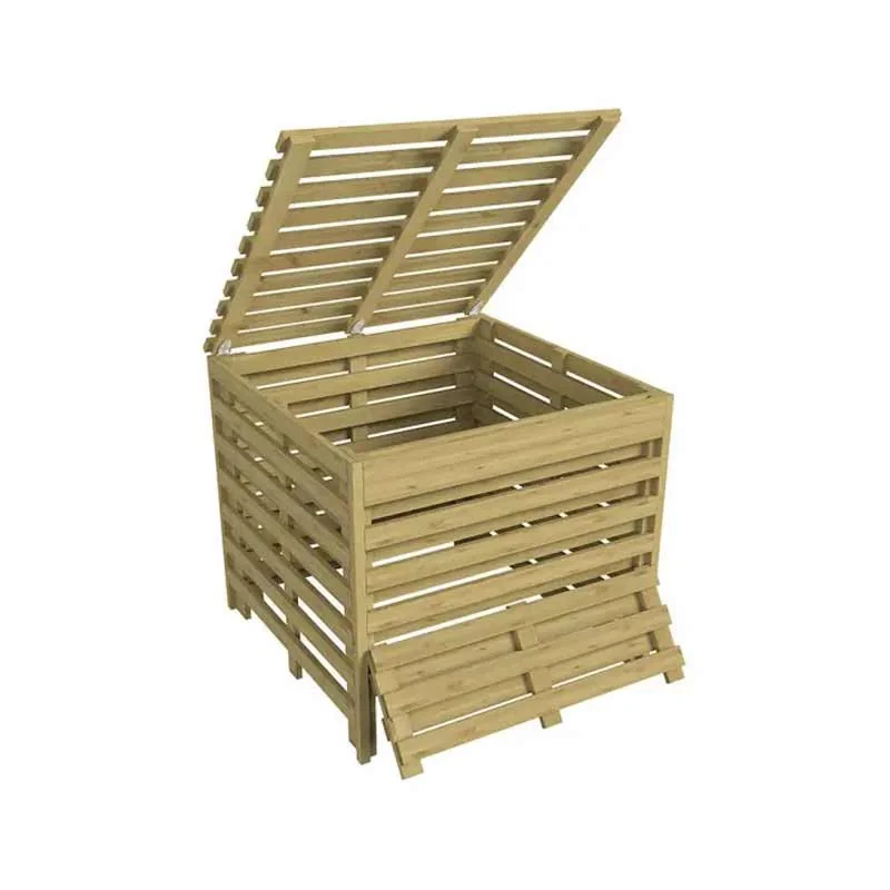 Bac à compost en bois brut Procity