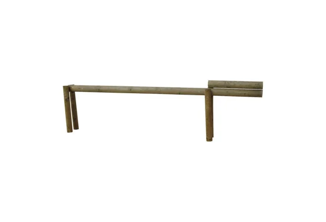 Barrière d’accès levante en bois
