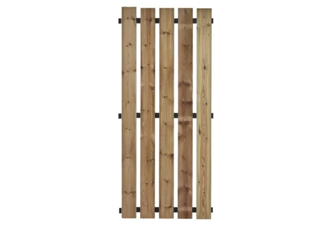 Abri cycle vue du bardage bois