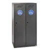 armoire vestiaire métallique pour 2 trottinettes électriques
