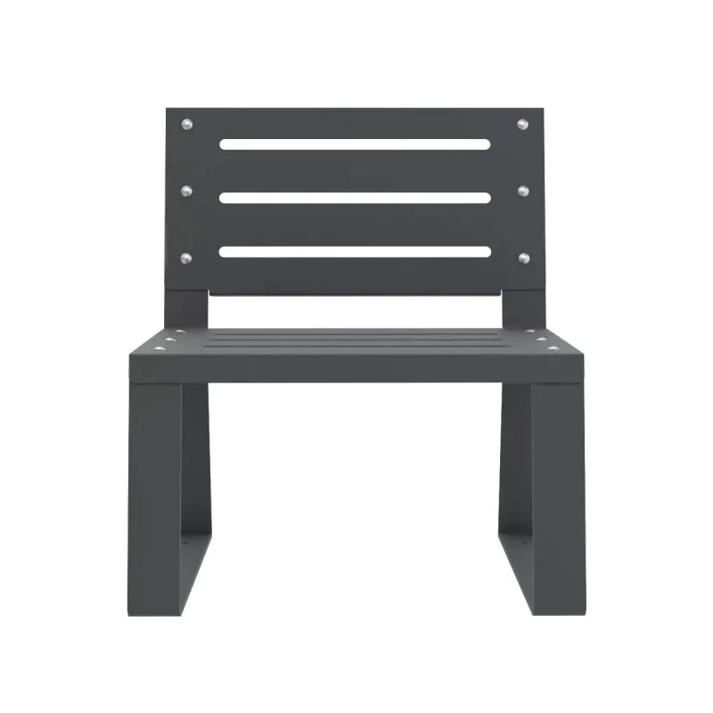 fauteuil extérieur collectivité vue de face