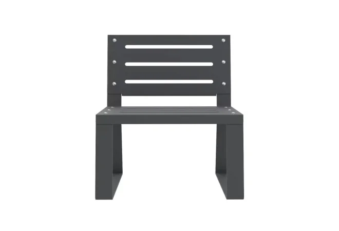 fauteuil extérieur collectivité vue de face