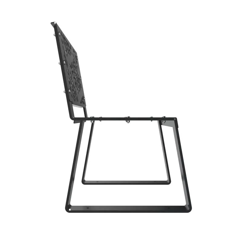 Fauteuil urbain métal Design vue du piètement