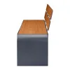 banc urbain design HPL teck vue latérale