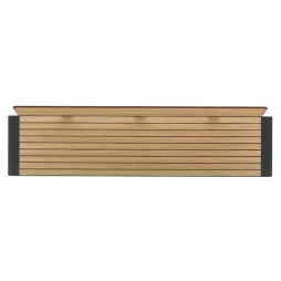 banc de ville HPL effet lames vue de dessus