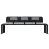 banc urbain en acier vue de face