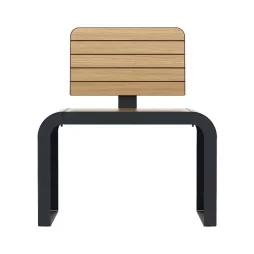 fauteuil extérieur collectivités vue de face