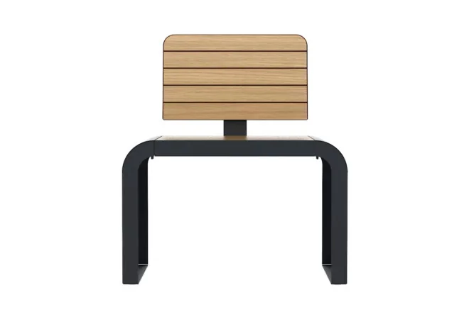 fauteuil extérieur collectivités vue de face
