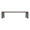 Banquette urbaine HPL vue de face