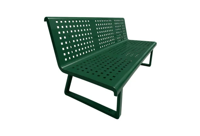 Banc de jardin en acier