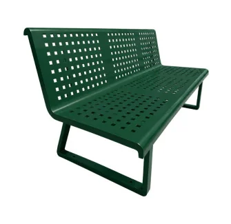 Banc de jardin en acier