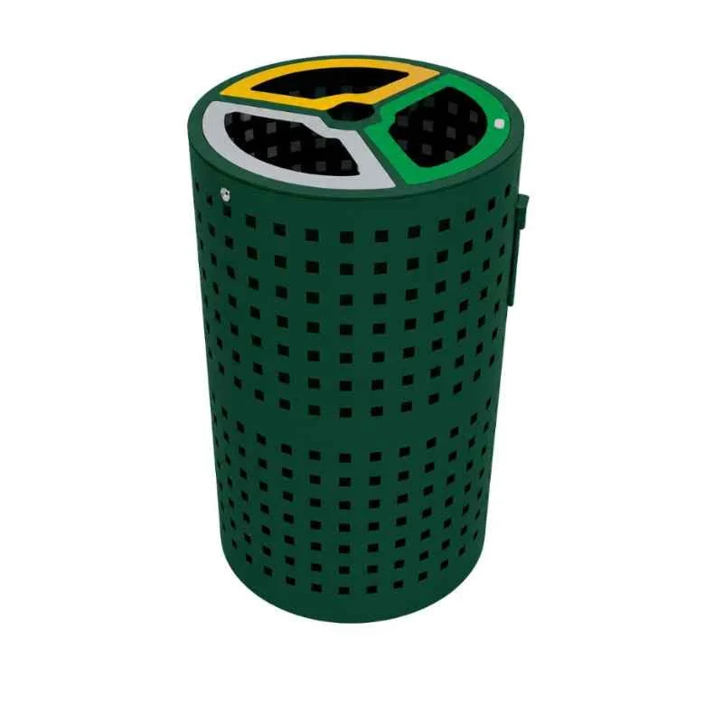 Poubelle tri sélectif 3 compartiments
