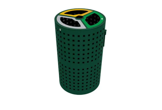 Poubelle tri sélectif 3 compartiments