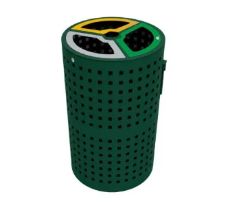 Poubelle tri sélectif 3 compartiments