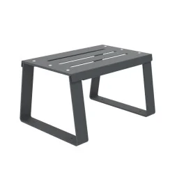 Banquette en métal ajouré gris anthracite 1 place