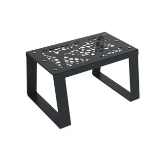 Banquette en métal Design gris anthracite une place