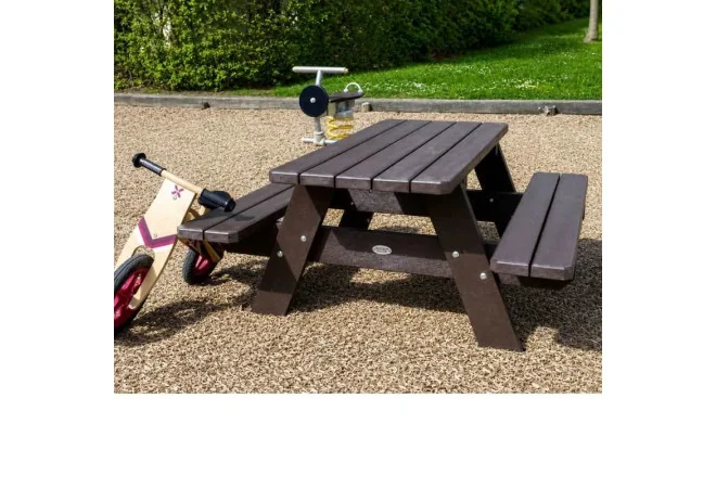 Table picnic en plastique recyclé pour enfant