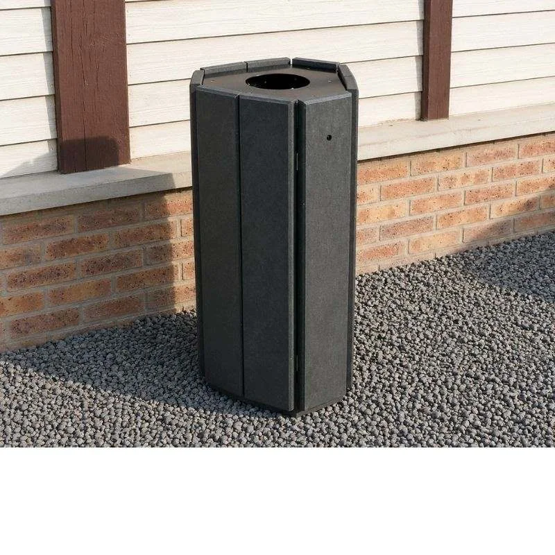Poubelle urbaine en plastique recyclé