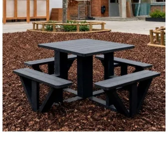 Table de picnic en plastique recyclé