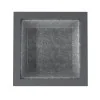 jardinière urbaine carrée 300 L vue du bac intérieur en acier galvanisé