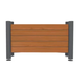 Jardinière urbaine 95 litres vue de face