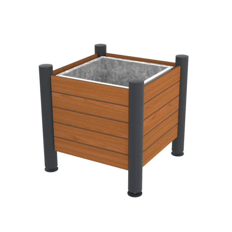 jardinière pour collectivités carré 85 litres